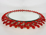 Mid-Century Modern Round Mirror by Emil Stejnar for Rupert Nikoll, Austria 1960s