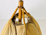 Mid-Century Modern Uchiwa Pendant Lamp in the Style of Ingo Maurer, 1970s