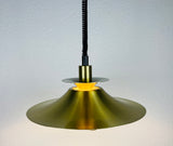 Danish Brass and Metal Pendant Lamp, 1960s