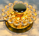 Pair of Crystal Glass Sconces by Palwa, Germany, 1960s