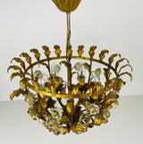 Golden Wheat Sheaf Pendant Lamp by Hans Kögl, Germany, 1970s
