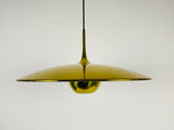 'Onos 55' Brass Pendant Lamp with Counterweight by Florian Schulz, 1970s Germany