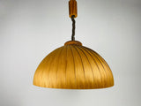 Midcentury Wooden Pendant Lamp by Hans-Agne Jakobsson, Sweden, 1960s