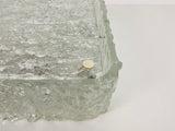 Square Glass Flush Mount by Kaiser, 1960s, Germany
