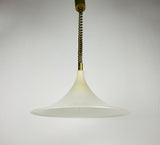 Midcentury Plexiglass Pendant Lamp, 1960s