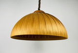 Midcentury Wooden Pendant Lamp by Hans-Agne Jakobsson, Sweden, 1960s