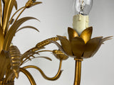 Golden Wheat Sheaf Pendant Lamp by Hans Kögl, Germany, 1970s