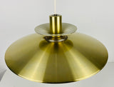 Danish Brass and Metal Pendant Lamp, 1960s