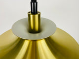 Danish Brass and Metal Pendant Lamp, 1960s