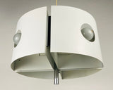 White Pendant Lamp by Klaus Hempel for Kaiser Leuchten, 1970s