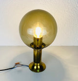 Pair of Midcentury Glass Flush Mounts by Ott International, 1960s