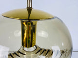Amber Glass Pendant Lamp by Koch & Lowy for Peill and Putzler, 1960