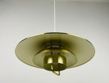 Danish Brass and Metal Pendant Lamp, 1960s