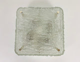 Square Glass Flush Mount by Kaiser, 1960s, Germany