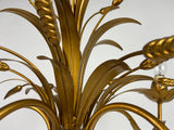 Golden Wheat Sheaf Pendant Lamp by Hans Kögl, Germany, 1970s