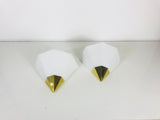 Brass Wall Lamps from Glashütte Limburg, Germany, 1980s
