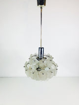 Ice Glass Chandelier by Kinkeldey, Germany, 1960s