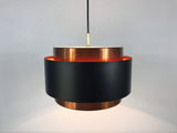 Fog & Morup Saturno Copper Hanging Lamp, Denmark, 1960s