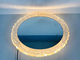 Illuminated Ciruclar Wall Mirro by Hillebrand, Germany, 1960s