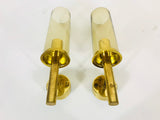 Pair of Brass Wall Lamps by Hans-Agne Jakobsson for AB Markaryd, Sweden, 1960s