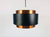 Fog & Morup Saturno Copper Hanging Lamp, Denmark, 1960s
