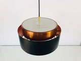 Fog & Morup Saturno Copper Hanging Lamp, Denmark, 1960s