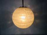 Large Murano Glass Ball Pendant Lamp by Doria, Germany, 1960s