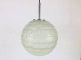 Large Murano Glass Ball Pendant Lamp by Doria, Germany, 1960s