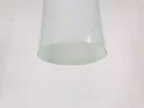 White Limburg Cylinder Shape Hanging Lamp, Germany, 1970s