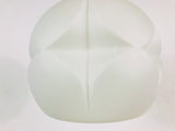 Peill and Putzler Space Age White Glass Pendant Lamp, Germany 1970s