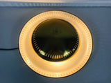 Mid Century Modern Brass and Aluminium Flush Mount by Hillebrand, Germany, 1950s