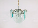Gino Vistosi Glass Chandelier, Italy, 1960s
