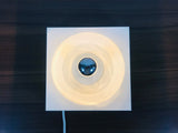 Square Metal Flush Mount by Klaus Hempel for Kaiser, Germany 1970s