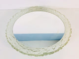 Illuminated Ciruclar Wall Mirro by Hillebrand, Germany, 1960s