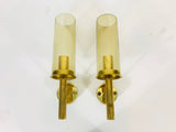 Pair of Brass Wall Lamps by Hans-Agne Jakobsson for AB Markaryd, Sweden, 1960s