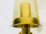 Pair of Brass Wall Lamps by Hans-Agne Jakobsson for AB Markaryd, Sweden, 1960s