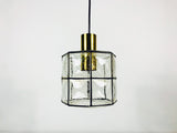Mid Century Pendant Lamp by Glashütte Limburg, Germany, 1960s