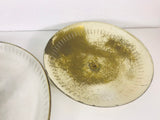 Mid Century Modern Brass and Aluminium Flush Mount by Hillebrand, Germany, 1950s