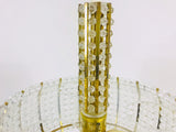 Crystal Glass and Brass Chandelier by Emil Stejnar for Rupert Nikoll, Germany, 1960s