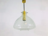 Mid Century Murano Glass Pendant Lamp by Doria, Germany, 1960s