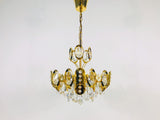 Elegant Brass Chandelier by Palwa, Germany 1960s