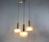 Midcentury Modern Cascade Pendant Lamp by Doria, Germany, 1960s