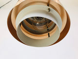 Danish Copper Hanging Lamp, 1960s