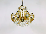 Elegant Brass Chandelier by Palwa, Germany 1960s
