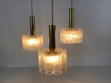 Midcentury Modern Cascade Pendant Lamp by Doria, Germany, 1960s