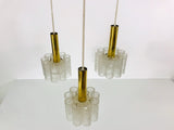 Midcentury Modern Cascade Pendant Lamp by Doria, Germany, 1960s