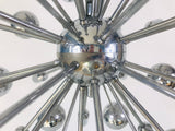 Mid-Century Modern Chrome Sputnik Chandelier by Cosack, Germany, 1960s