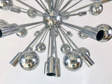 Mid-Century Modern Chrome Sputnik Chandelier by Cosack, Germany, 1960s