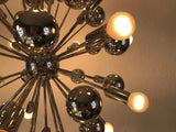 Mid-Century Modern Chrome Sputnik Chandelier by Cosack, Germany, 1960s