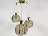 Crystal Glass and Brass Cascade Chandelier by Emil Stejnar for Rupert Nikoll, Austria, 1960s